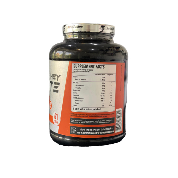Nutrifusion isolate whey 1/820kg 61serv