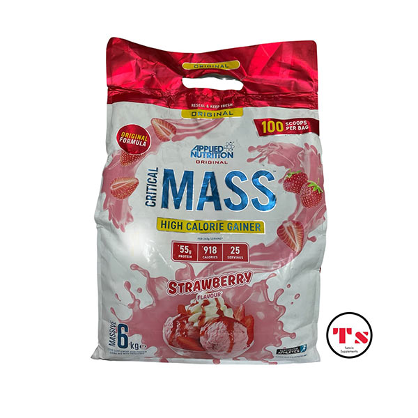 مس کریتیکال اپلاید نوتریشن 6 کیلویی گینر افزایش وزن و حجم عضلانی Applied Nutrition Critical Mass