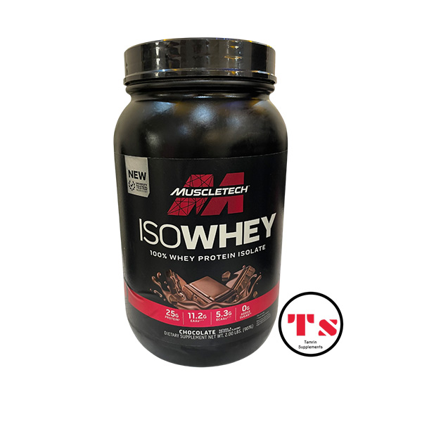 پروتئین وی ایزوله ماسل تک Muscletech IsoWhey اصل برای عضله‌سازی خشک و ریکاوری سریع