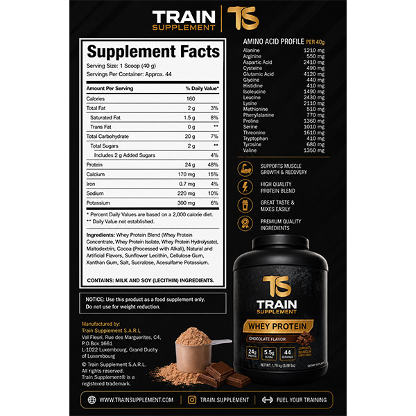 جدول ارزش غذایی و ساپلمنت فکت پروتئین وی ماسلتک نیتروتک گلد Muscletech Nitro-Tech Gold