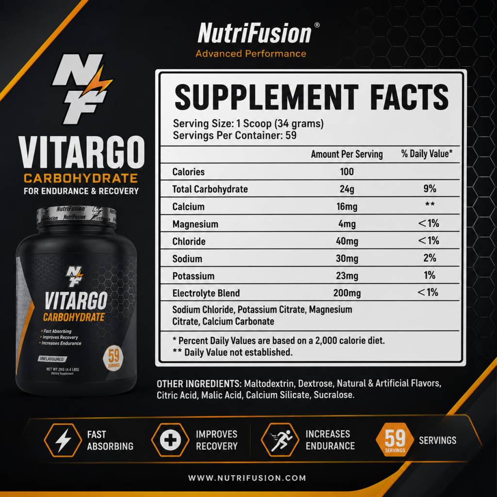 مکمل کربو ویتارگو نوتری فیوژن (Nutrifusion Vitargo)
