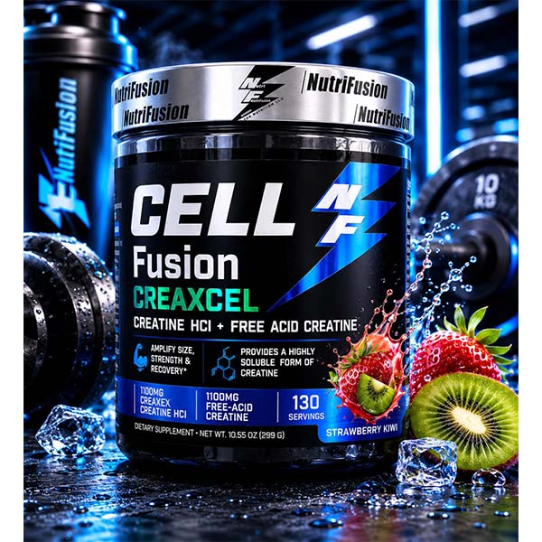 کراتین ترکیبی نوتری فیوژن HCL و Free Acid Creatine