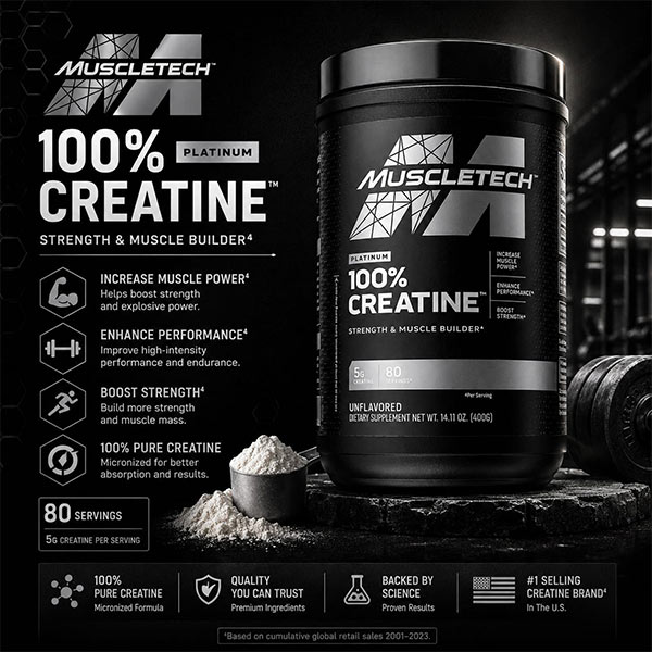 کراتین مونوهیدرات ماسل تک MuscleTech